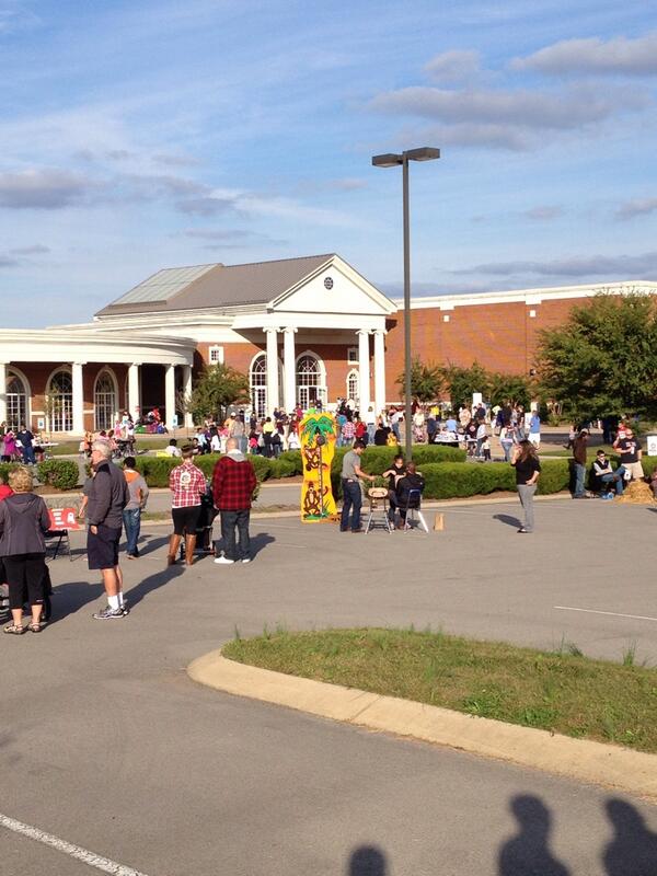 Enjoying volunteering at the John Pittard Elementary Fall Festival!