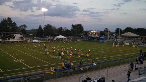 HTSNetwork's tweet image. 37 minutes till kickoff between Marion Local and Coldwater. #localcoverage