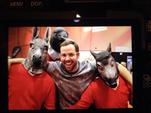 immrfabulous's tweet photo. A bunch of animals! #meettheherd @jumpsocietyCan http://t.co/JfUNVgdAOX