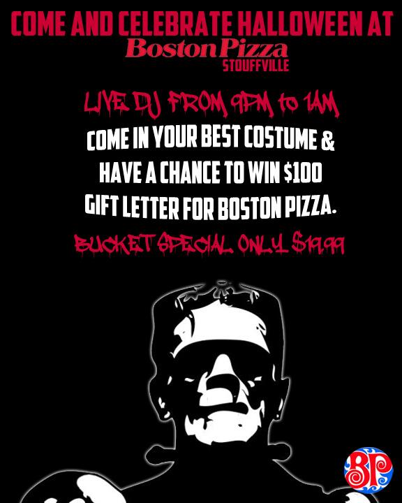 BOSTON PIZZA <a href="/StouffvilleBP/">BP Stouffville</a> HALLOWEEN PARTY!