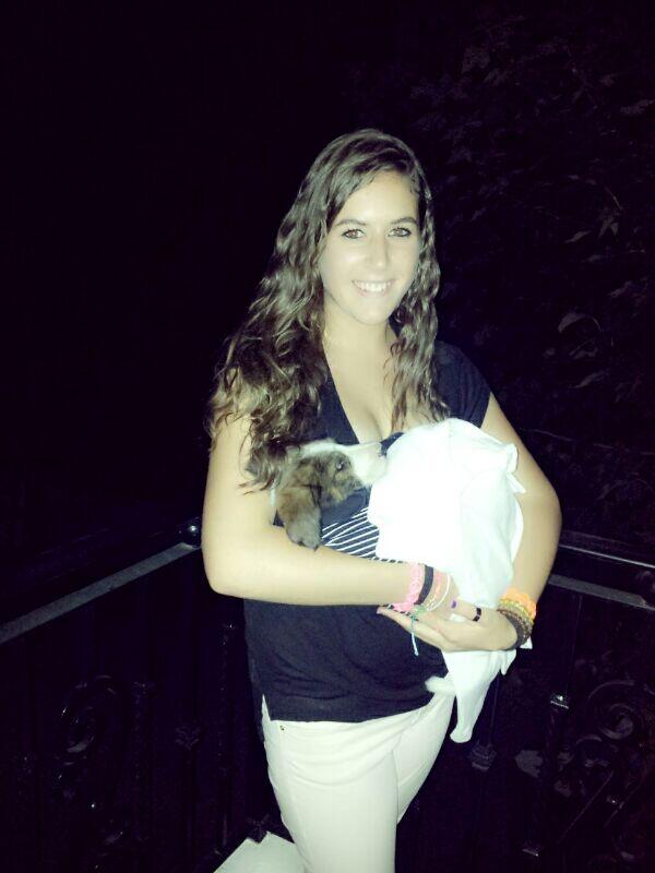 almudena97's tweet image. Nuestro bebee :') #Chicoo @Sandramc04