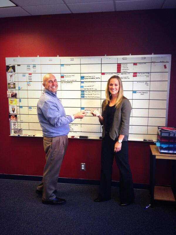 Passing the torch @kristengraczyk <a href="/Ebenchoff/">Erik Benchoff</a>