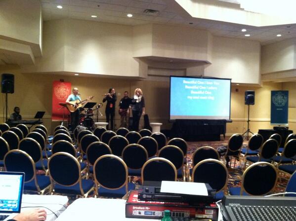 HartfordGreekIV's tweet photo. 10 minutes to go until Greek Conference kicks off! Here's a sneak preview during sound check😉 #GCXIV http://t.co/6YmKM2j4Q7