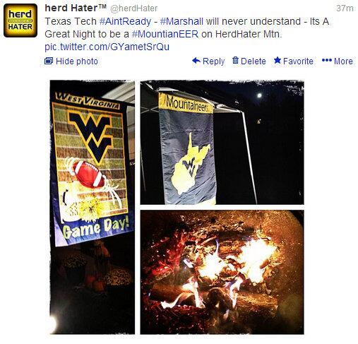 herdHater's tweet image. @EersNation You Know #herdHaterNation is READY! WV Wooooo! #TechAintReady