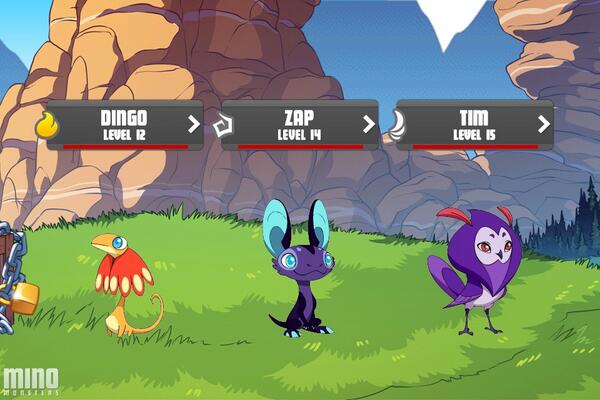 Check out my monsters in MinoMonsters for iPhone! Try it for FREE! bit.ly/playmino