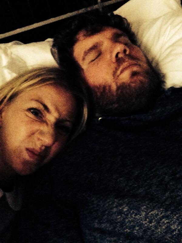 Someone is tuckered out after a long day in Chicago..