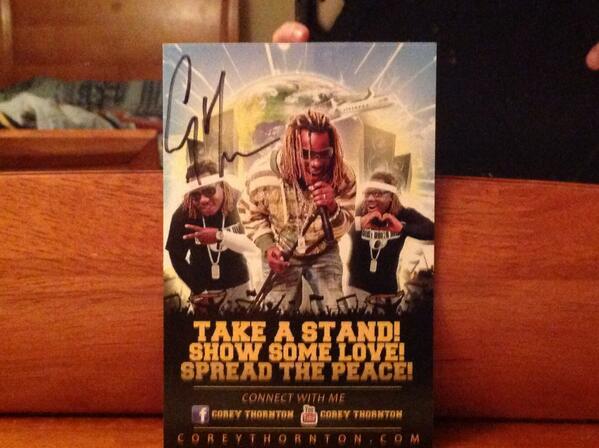 kubaisy1's tweet photo. I was so lucky when I got Corey's autograph http://t.co/hQmww4QcD7