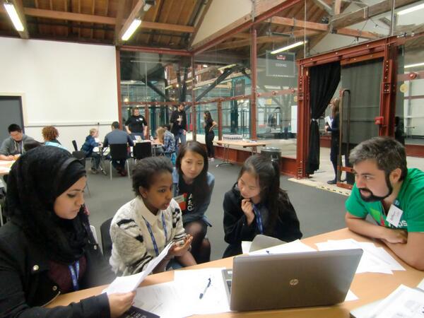 AppsforGood's tweet photo. Great App Clinic Session with @_Sippy and @kevinmcdonagh in full swing! #WiredNextGeneration http://t.co/lztQqDmFHd