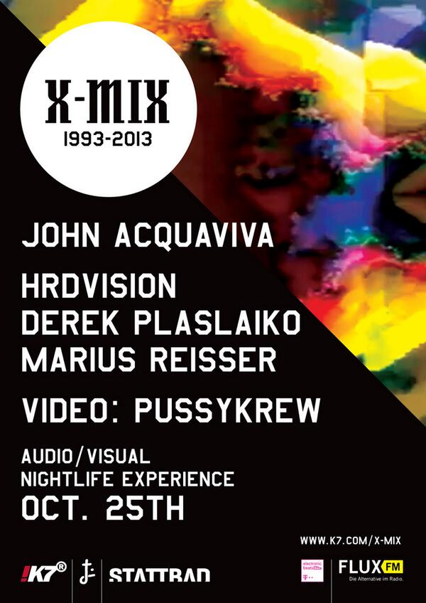 EBnet's tweet photo. Legendary 90s X-MIX series returns to Berlin on October 25th &amp; November 22nd! http://t.co/xmdAY2GOwt @boilerroomtv http://t.co/Qf5NhXnvXv