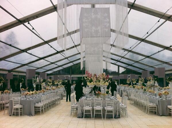 Today's wedding, a gorgeous venue in the midlands, and just a little bit high profile.