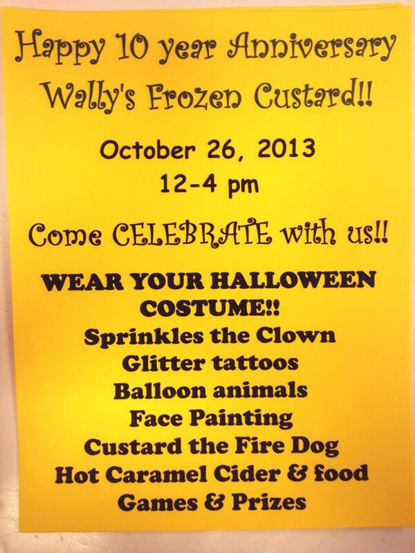 Wallys_custard's tweet image. Come celebrate with us! #wallysfrozencustard #funstuffforkids #kids #icecream