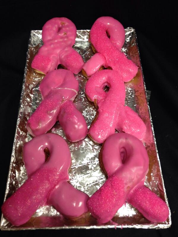 DAnnBakery's tweet photo. Who doesn't love a classic?? Grab a raised Ribbon donut with pink glaze (: http://t.co/lWgmg9hxQA