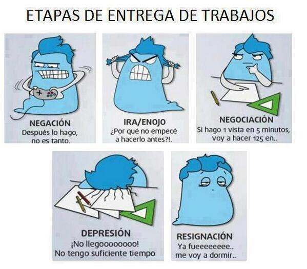beleni88's tweet photo. “@MejoresTwits: Etapas de entrega de trabajos… http://t.co/p6RCYRqn1M” @ma_duran