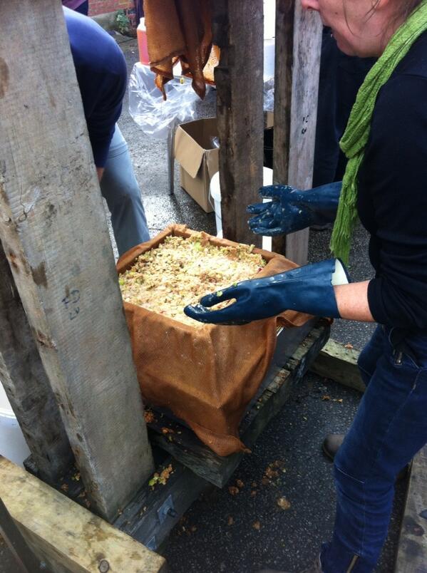 Cider making village style <a href="/peartreehooky/">The Pear Tree Inn</a>
