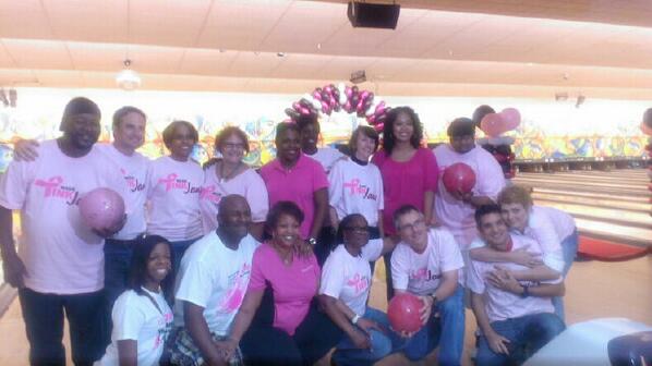 W2WBCF_ORG's tweet photo. Together with the @99JAMZWEDR crew. #lasnight #w2w @SpareZBowling http://t.co/27SsEDJfzS