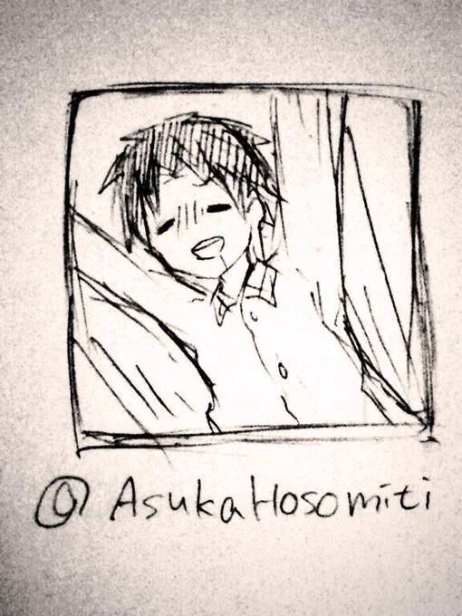 @AsukaHosomiti RTありがとうございます!遅ばせながら描かせていただきました(^^
#RTしてくれた人のアイコンを自分の絵柄で描く 