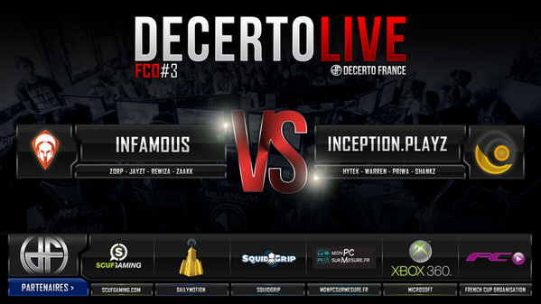DexertoFR's tweet photo. Prochain affiche de la journée ! #FCO3 #DecertoLive http://t.co/dgkSV2FWbT