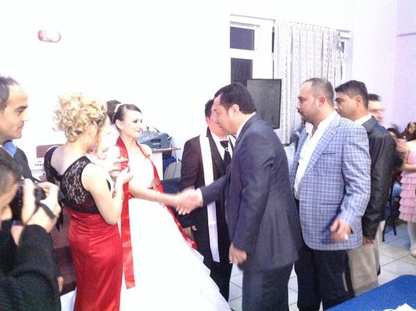 Belediye meclis üyemiz Sabahattin Baduroğlu'nun kızının düğününe katıldım