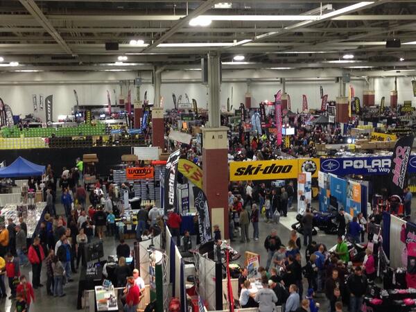 Snowmobile_USA's tweet photo. Great show here in Milwaukee!! Think Snow!! http://t.co/MRxzmSYnDK