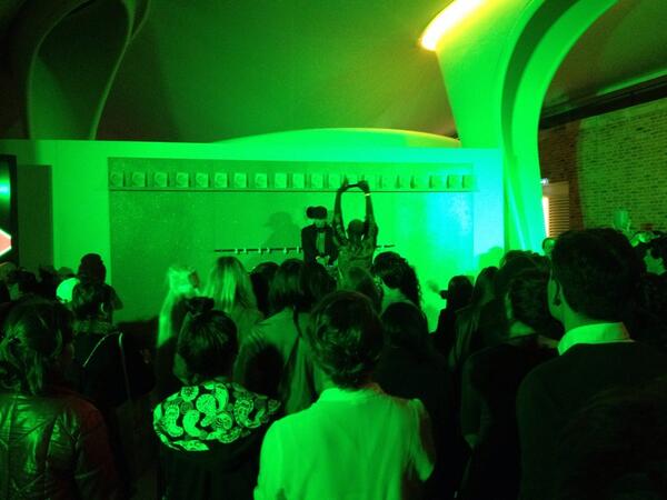 DLDConference's tweet image. Final #89plus performance - Leif @SerpentineUK #dld13