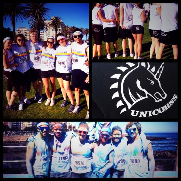 BrigetteFell's tweet photo. From beginning to end. #ColorRunCapeTown #ihavecolorpowderinplacesididntknowexisted #suchfun #bringonnextyear http://t.co/O9QYDtaGmp
