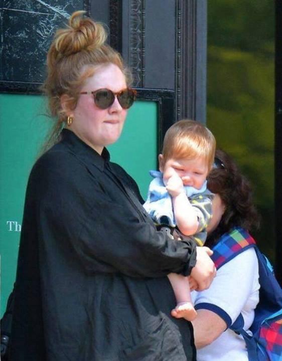 OfficialAdkinsH's tweet photo. @OfficialAdele #Happy1stBirthdayPeanut http://t.co/lFaZiP4ryG