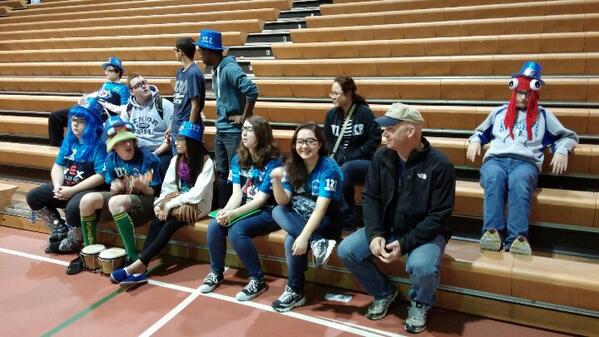 We are hanging out waiting to start the eliminations @virginiafirst Robot Rumble