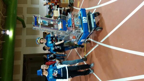 Our drive team headed to the floor for the first elimination round
