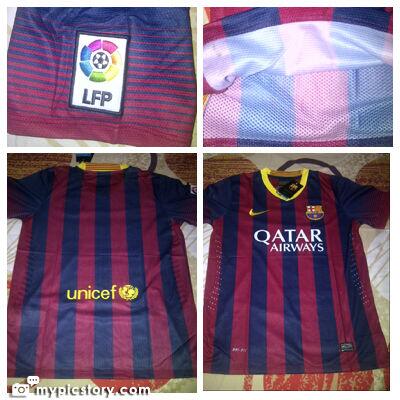 69uwvp's tweet photo. Player Issue Barca home 100% official 2013/14 http://t.co/zn3QsvuNXr