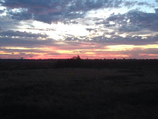 patrickphuiting's tweet image. Zonsopkomst op de nieuwe uitkijktoeren#Esmeer