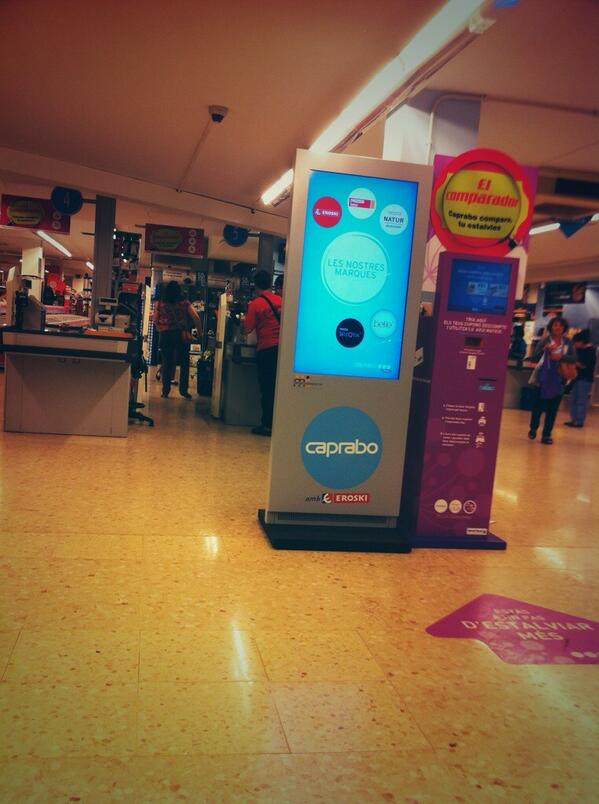 roiiglesias's tweet image. El canal de #digitalsignage en @caprabo  con infraestructura de @howdoyouview