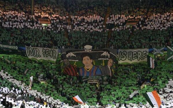 FansPhotos's tweet photo. Celtic banner. http://t.co/ePVC5G3Gbf