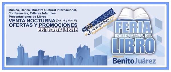 JorgeRoHe's tweet photo. . @andadormx ya viene la #FILBJ2013, 25 Octubre al 02 Noviembre; explanada delegacional vía @SocialBJ #SolucionesBJ http://t.co/e2I9FF4qrB