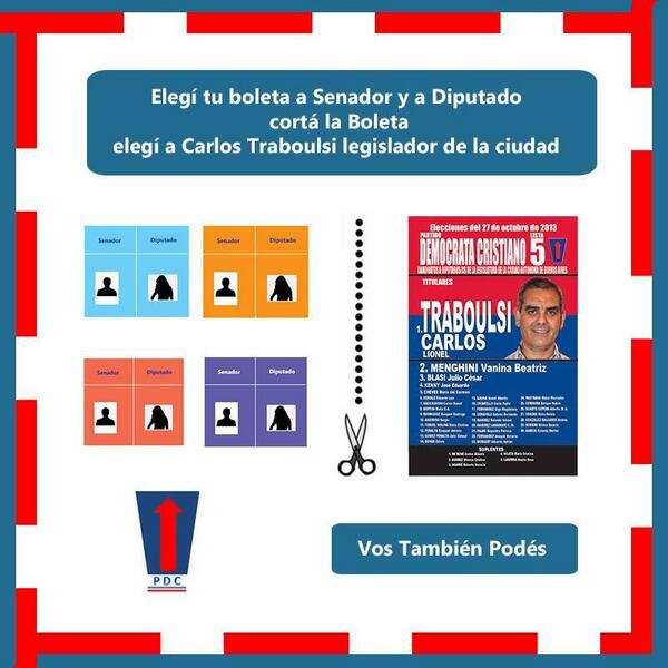 CLTraboulsi's tweet photo. Rompamos la trampa de la lista sabana horizontal, CORTEMOS BOLETA, VOS TAMBIÉN PODÉS! http://t.co/RaPcH0u86G