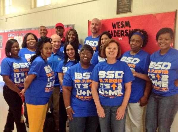 Westchester Comets stand up against bullying on "Blue Shirt Day"