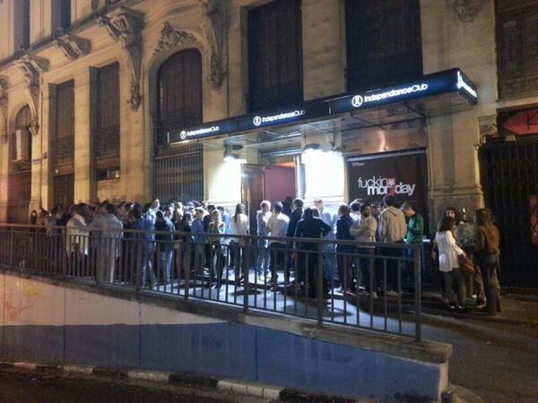 fuckingorgeousm's tweet photo. we love mondays at fuckin'monday party @independance Club #party #dance #fiesta #madrid #fuckinmonday #clubbing #fun http://t.co/eOO6KD5Lto