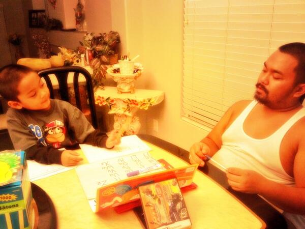 PrincessRoseG's tweet image. Filling out his bingo board with the alphabets. #learningtable #daddysstudysesh #love #myboys #blessed @Ccalaunan