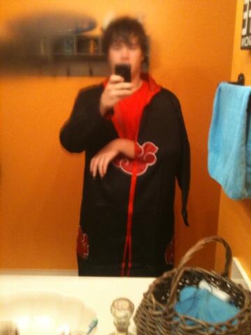 whitewolves1's tweet image. My akatsuki cloak for my #itachi #cosplay