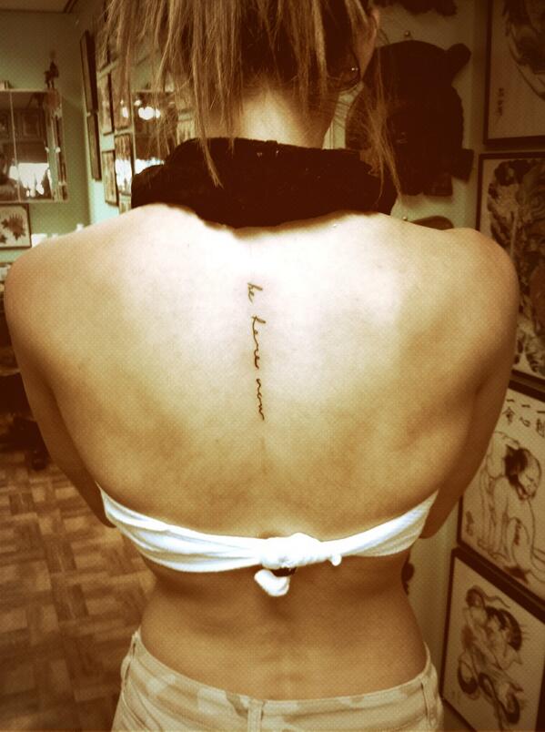 JLeeHart's tweet photo. Tattoo Monday #beherenow http://t.co/tNUphzs1e6