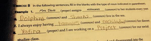 sbrandon38's tweet photo. You may be an ESL teacher if...your students fill in number 7 in such a way as this: http://t.co/AVx5Zejd3i
