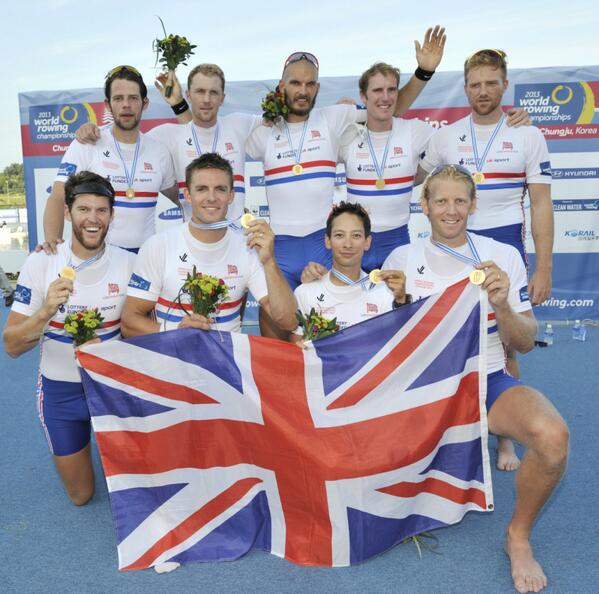 KnowingRowing's tweet image. It's just over a month since GB won a historic first gold in the men's eights at the World Championships.