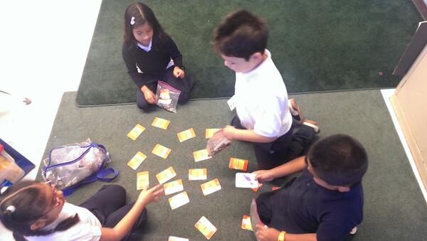 DonaldMorrill's tweet image. Morrill 1st graders learn counting, addition, subtraction, and money through games.