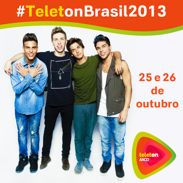 P9's tweet photo. Dia 26 estaremos no palco de SBT participando do #TeletonBrasil2013! As crianças precisam de ajuda! Vamos doar! http://t.co/BCL2TgM2GZ