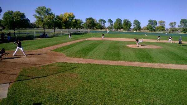 DeanBerry1's tweet image. Game 1 of the Fall Classic. #wolvesbaseball