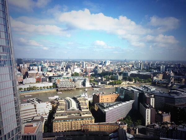 Tower lecture theatre- 30th floor of guys tower! Nice view...