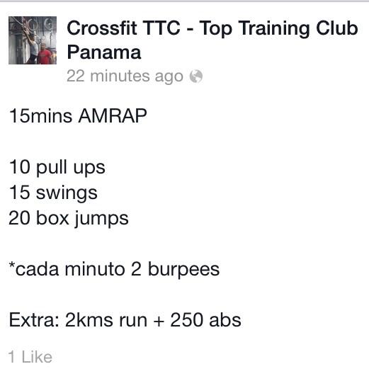 TopTrainingClub's tweet photo. Quien se suma al training matutino? Aquí les va el WOD! #livewithfire #earnit http://t.co/SFgw50FKou