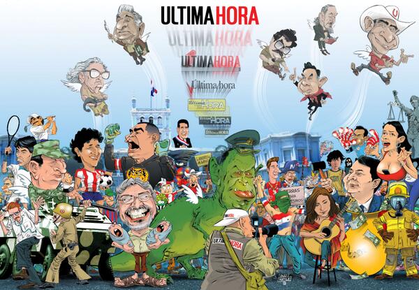 UltimaHoracom's tweet photo. ¡Timoreee! ÚH cumple hoy 40 años. ¡Felicidades al gran equipo y gracias a los lectores!
Caricatura de Enzo. #UH40 http://t.co/aujkY7JMrW