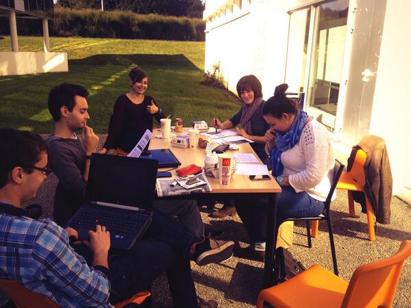 LPontet's tweet photo. Nourriture du corps et de l'esprit @FranceBS campus de #Brest http://t.co/JvuSS1wtVH