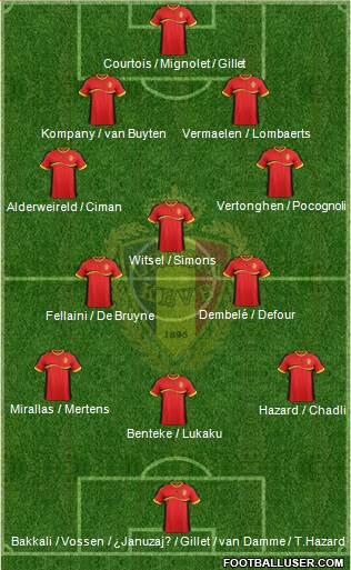 BWDhXiWCYAIoO7r Dark horses? Favourites more like! Belgium can field two excellent XIs [Graphic]
