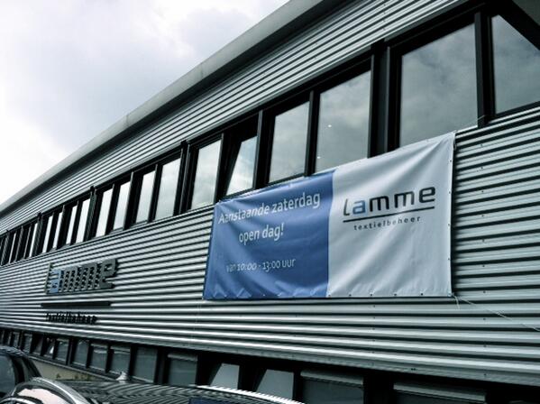 Zo, hij hangt <a href="/LammeGroep/">Lamme Textielbeheer</a>!